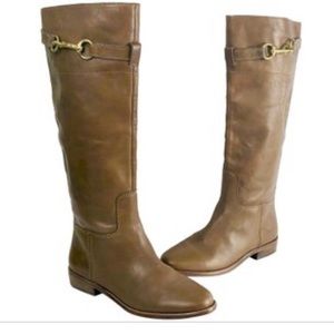 Coach Leather Riding Boots